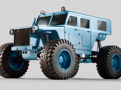 Offroad Sand Rail Truck Model 3D