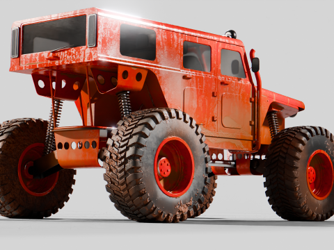 Offroad Sand Rail Truck Model 3D