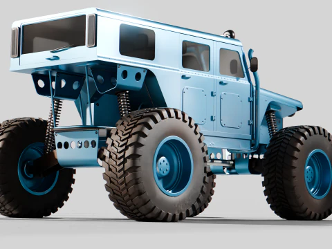 Offroad Sand Rail Truck 3D Model