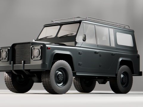 Offroad 4x4 landcruiser Modello 3D