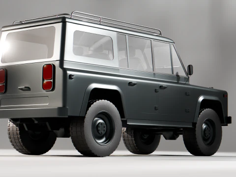 Offroad 4x4 landcruiser 3D Model