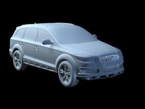 2013 audi q7 Modello 3D