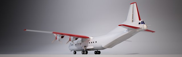 airplane an12 Modelo 3D .c4d .max .obj .3ds .fbx .stl .blend 