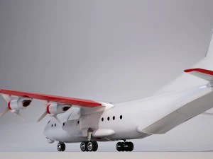 हवाई जहाज an12 3D मॉडल