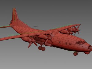 airplane an12 Modelo 3D