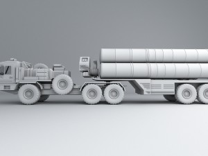 c500 pvo nuclear russian army Model 3D