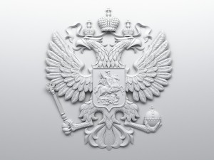 russian coat of arms Model 3D