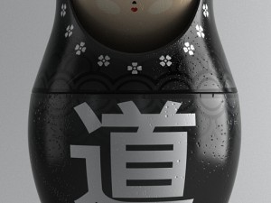 matryoshka russian and china 3Dモデル