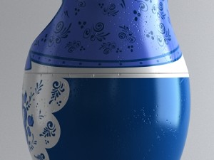 matryoshka russian and china 3Dモデル