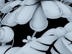 khokhloma russian pattern 3D Model