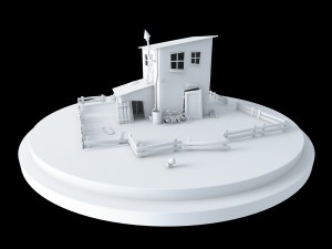 old house Modèle 3D