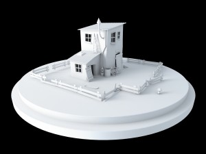 old house 3D 模型
