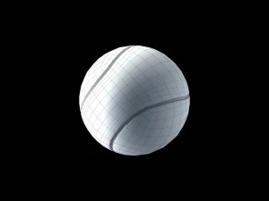 baseball and tennis balls 3D Model