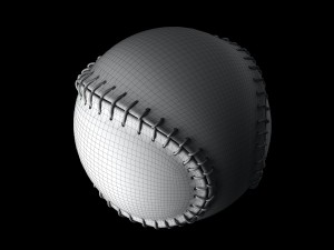 baseball and tennis balls 3D 모델