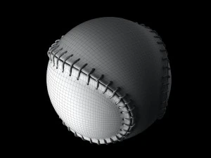 baseball and tennis balls 3D Model