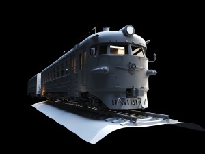 ussr train er9p-132 3D 模型