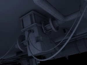 यूएसएसआर ट्रेन er9p-132 3D मॉडल