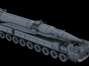 hwasong rocket the north korea Modèle 3D