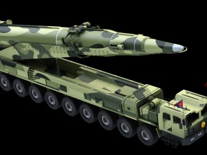 hwasong rocket the north korea Modèle 3D