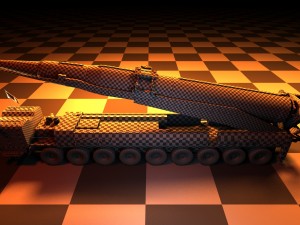 hwasong rocket the north korea Modèle 3D