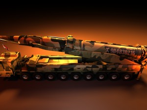 hwasong rocket the north korea Modèle 3D
