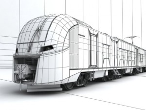 Lastochka train 3D 模型