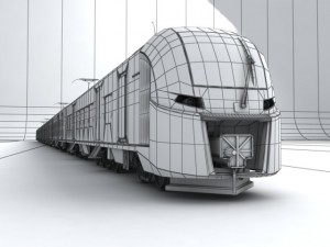Lastochka train 3D 模型