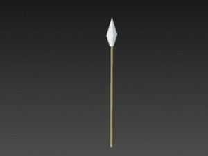 3d spear 3D Model