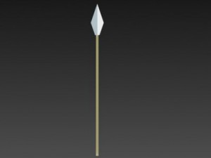 3d spear 3D Model