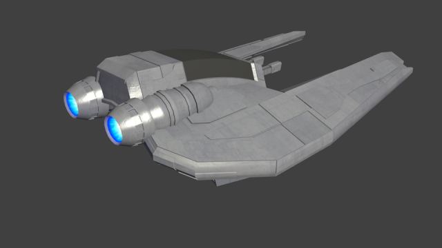 small fighter 3D मॉडल .c4d .max .obj .3ds .fbx .stl .blend 