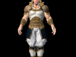 egyptian pharaon Model 3D