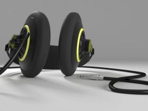 akg k240 headphones 3D Model