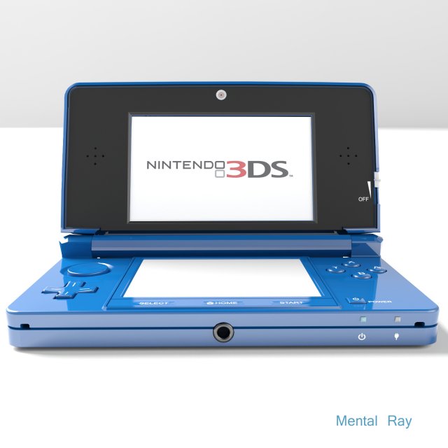 nintendo 3ds 3D 模型 .c4d .max .obj .3ds .fbx .stl .blend 
