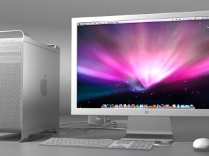mac pro with wires plugged in 3D Model