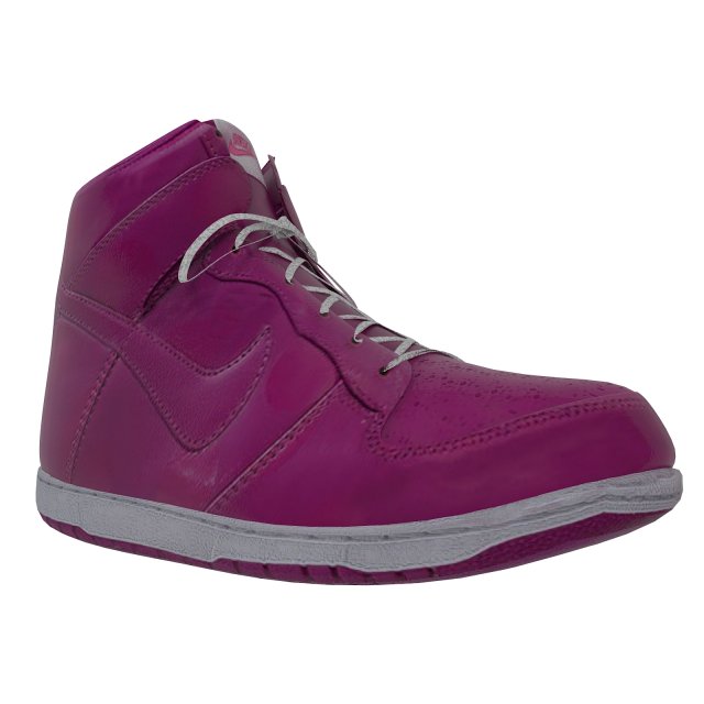nike dunk pink 3D Model .c4d .max .obj .3ds .fbx .stl .blend 