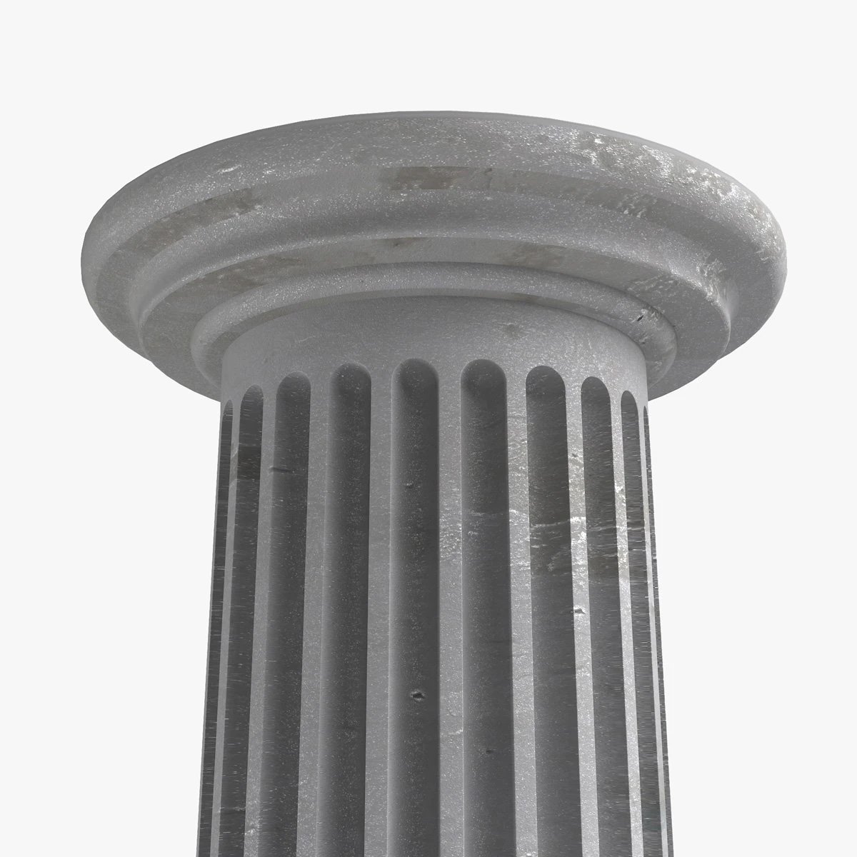 concrete column 3D Model .c4d .max .obj .3ds .fbx .stl .blend 