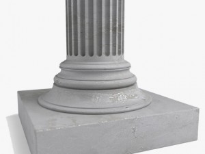 concrete column 3D 模型