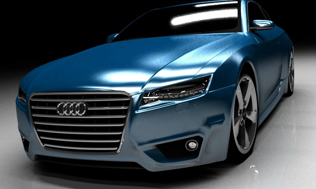 koncepcja Audi Model 3D .c4d .max .obj .3ds .fbx .stl .blend 