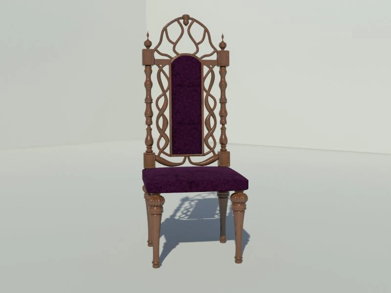 chair 3D Model .c4d .max .obj .3ds .fbx .stl .blend 