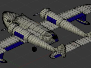bebek laut pesawat amfibi Model 3D