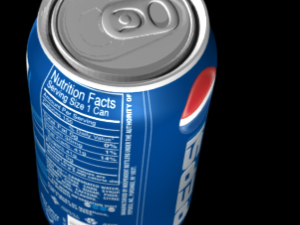 soda can collection coke pepsi mountain dew 3D Model