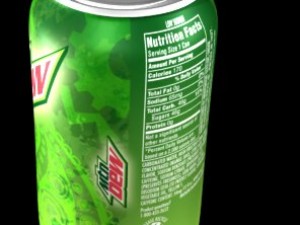 soda can collection coke pepsi mountain dew 3D Model