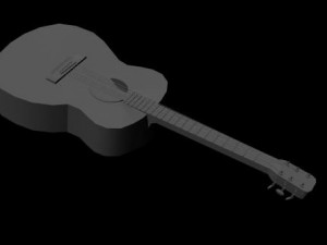 guitar Modelo 3D