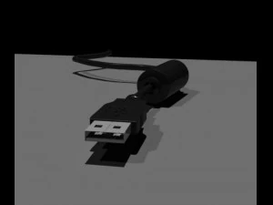 usb cable 3D Model