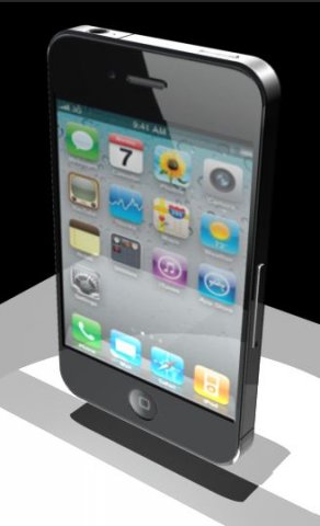 iphone 4 3D मॉडल .c4d .max .obj .3ds .fbx .stl .blend