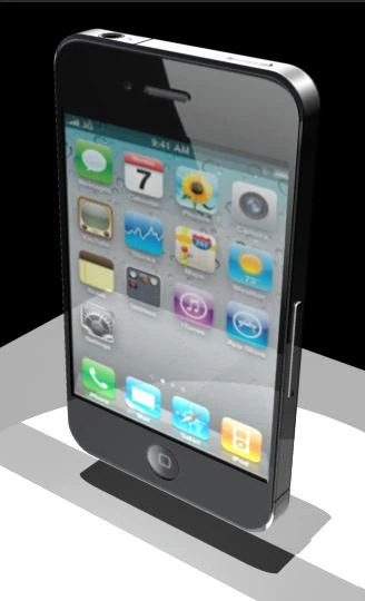 iphone 4 3D Model .c4d .max .obj .3ds .fbx .stl .blend 
