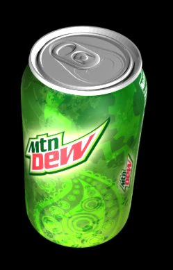 mountain dew can 3D Model .c4d .max .obj .3ds .fbx .stl .blend 