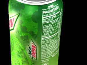 mountain dew can 3D Model