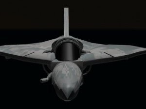 military jet 3D 模型