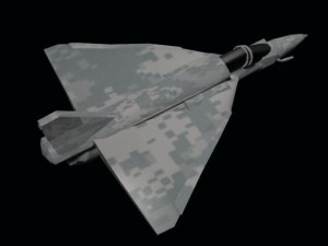 military jet 3D 模型